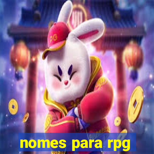 nomes para rpg